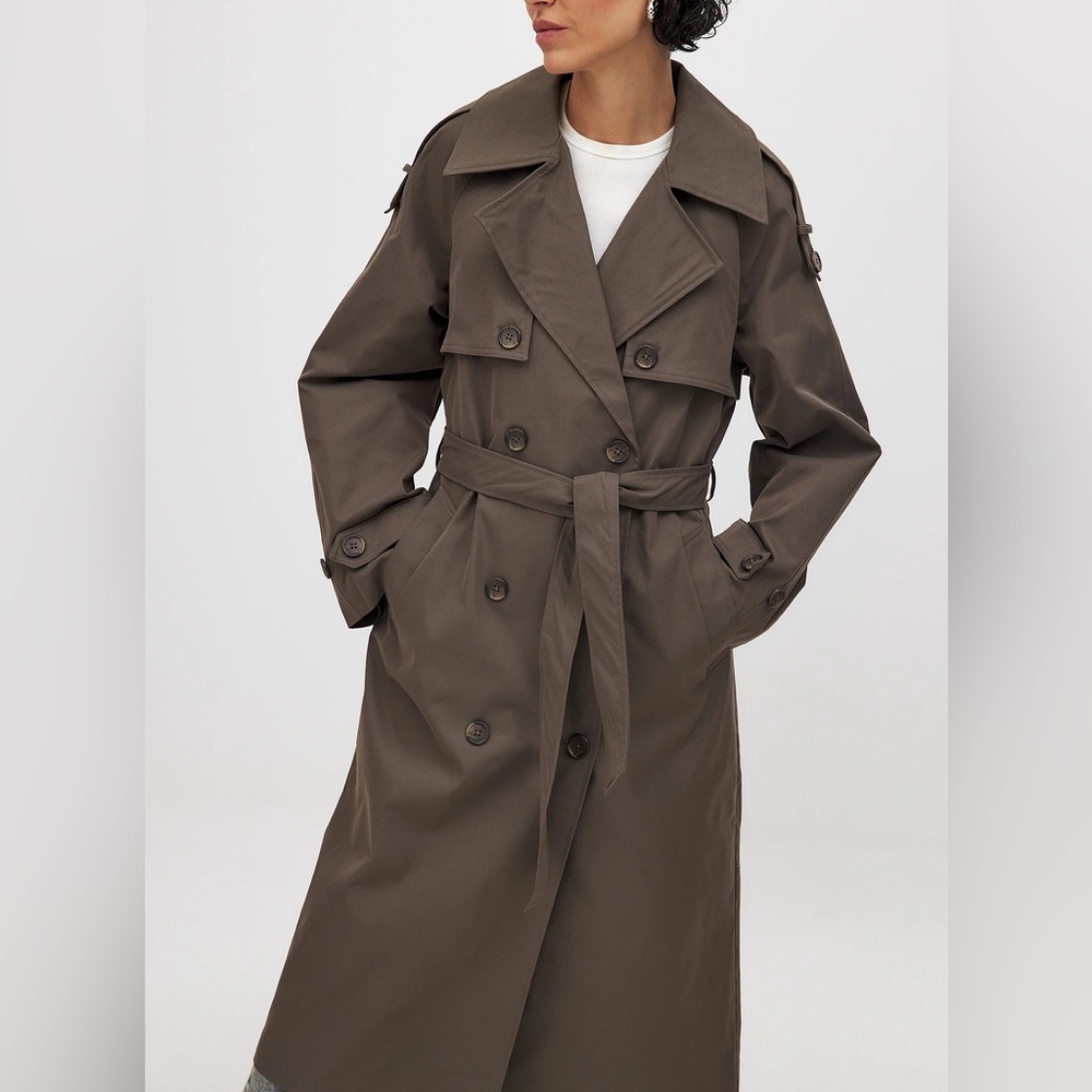 NA-KD Oversized Trench Coat